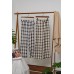 Button Waist Slant Pocket Plaid Wide Leg Pants